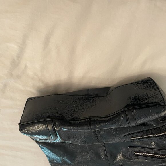 Brighton Black Patent Leather Handbag Cher - Picture 6 of 7